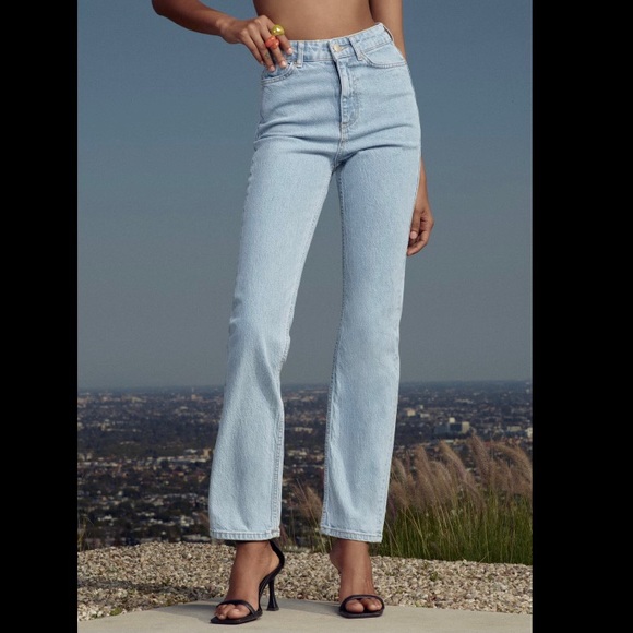 NWT ZARA Z1975 HIGH RISE STRAIGHT JEANS - Picture 2 of 6